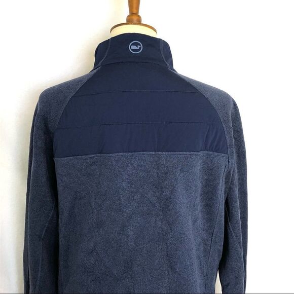 VINEYARD VINES PULLOVER 1/4 ZIP QUILTED FRONT - Picture 5 of 9